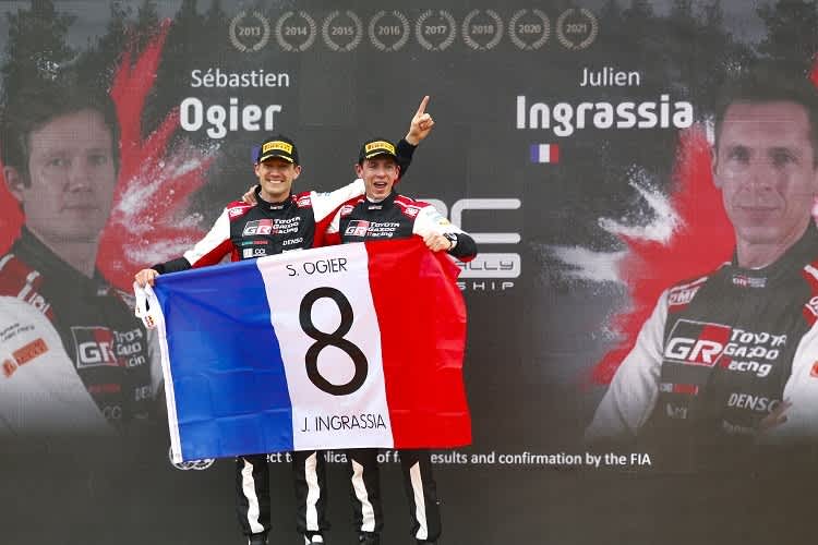 Achter WM-Titel für Julien Ingrassia und Sébsatien Ogier