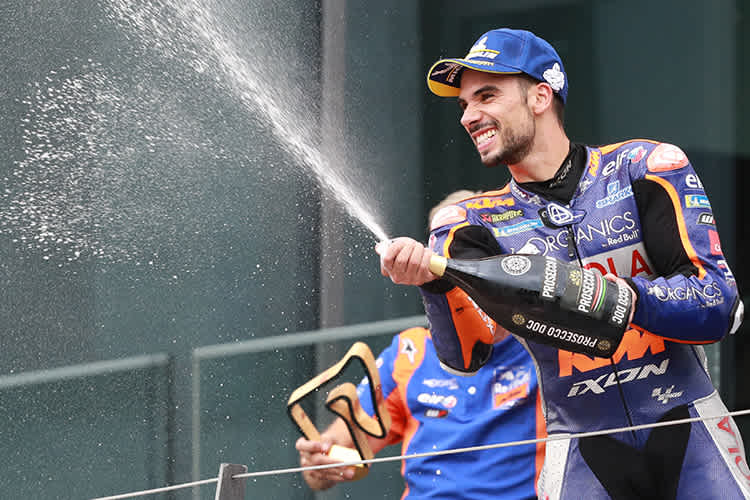 Miguel Oliveira feierte seinen ersten MotoGP-Sieg