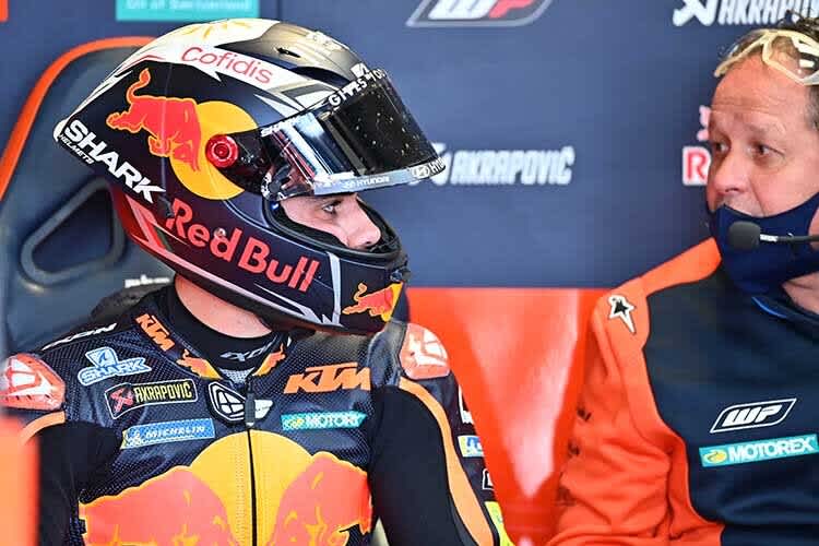 Miguel Oliveira mit Crew-Chief Paul Trevathan