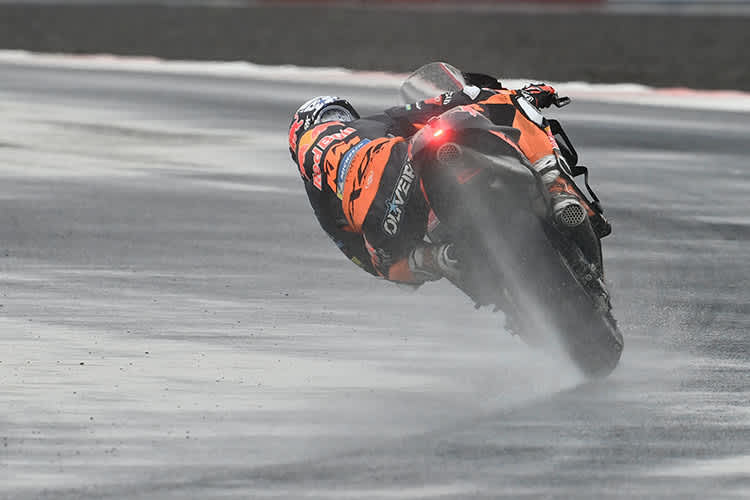 Miguel Oliveira ging übers Wasser