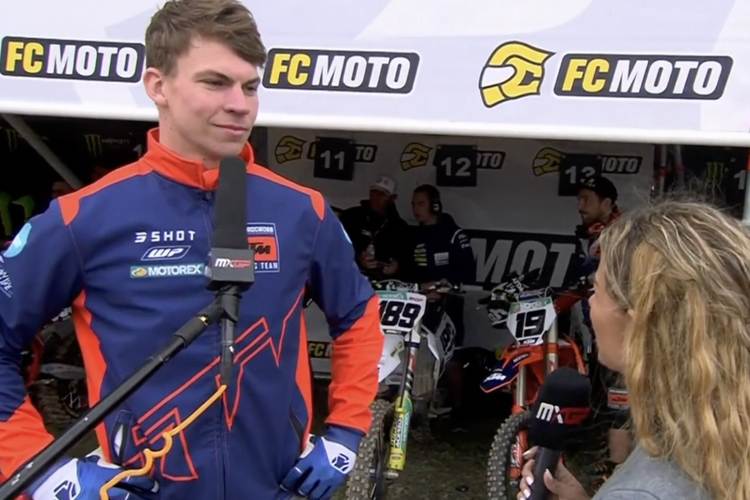 Thomas Kjer Olsen im Interview kurz vor dem Qualifikationsrennen in Kegums