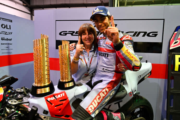 MotoGP-Sieger: Nadia Padovani und Enea Bastianini
