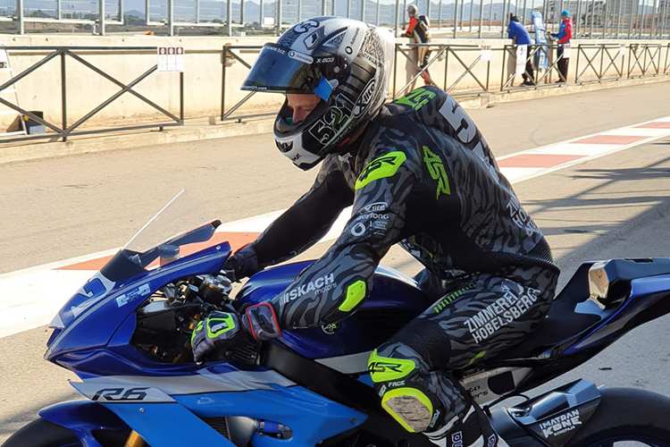 Patrick Hobelsberger beim Roll-out in Cartagena