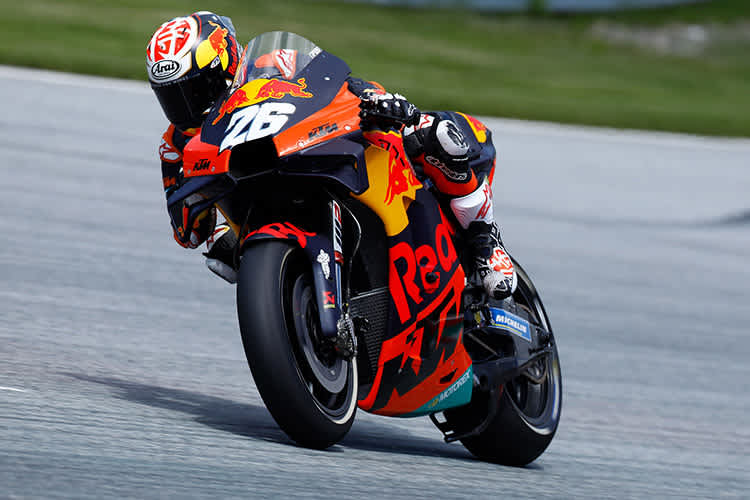 KTM-Testfahrer Dani Pedrosa in Spielberg