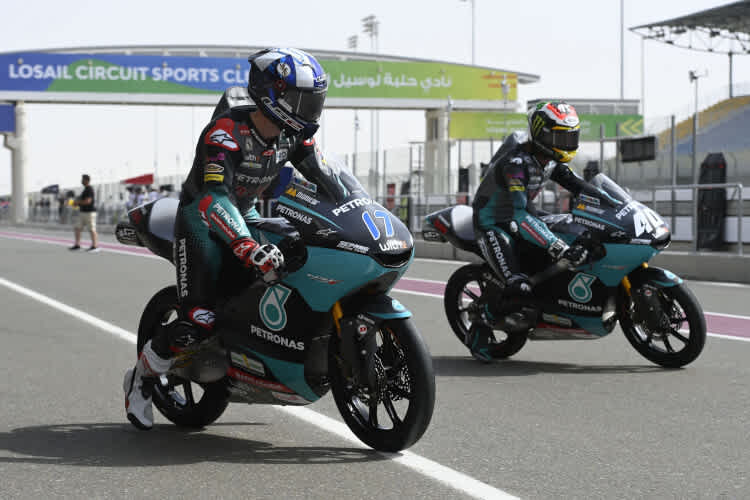 Johan Stigefelt (links) glaubt, dass die MotoGP-Serie gut vorbereitet ist