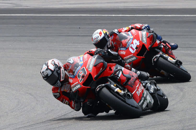Danilo Petrucci und Andrea Dovizioso werden nicht mehr lange Ducati-Teamkollegen sein