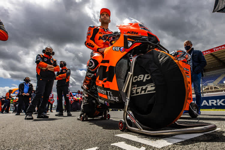 Danilo Petrucci: Am Start war es trocken