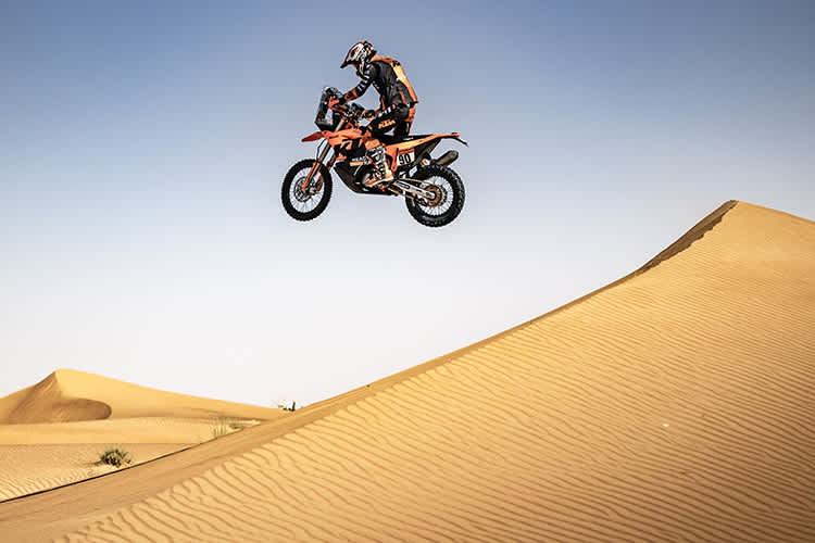 Danilo Petrucci beim Training in Abu Dhabi