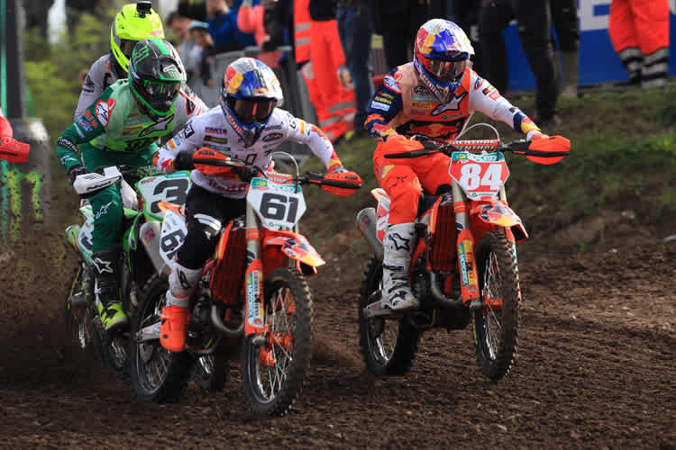 Prado (#61), Herlings (#84) und Febvre (#3)