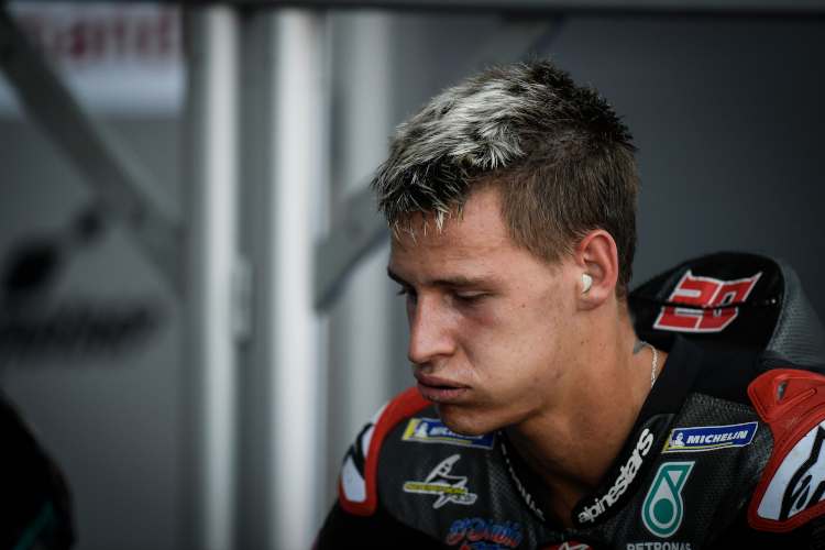 Nach der Zieldurchfahrt musste Fabio Quartararo den Erfolg erstmal sacken lassen