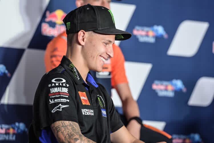 Mit der WM-Führung im Gepäck hat Fabio Quartararo derzeit gut lachen