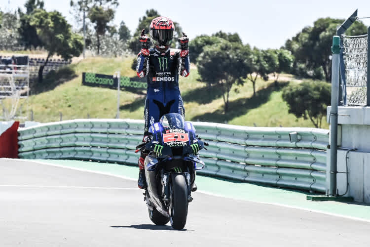 Der neue MotoGP-WM-Leader Fabio Quartararo