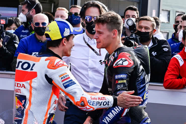 Marc Márquez und Fabio Quartararo