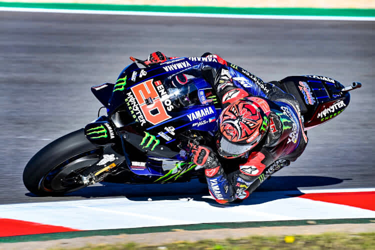 Fabio Quartararo gab am Freitag das Tempo vor