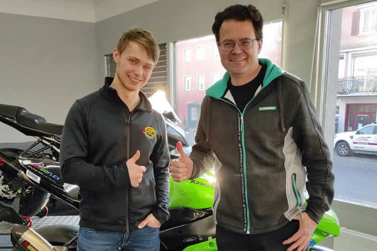 Sandro Furtner (li.) mit Roman Raschle