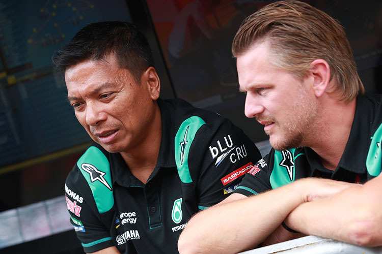 Razlan Razali (links) mit Johann Stigefelt: Das Verhältnis ist zerrüttet