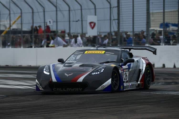 Die Corvette C7 GT3-R beim Rennen in den USA