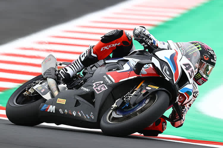 Scott Redding auf der BMW: Heute in Misano als bester BMW-Fahrer im Rennen auf Platz 10