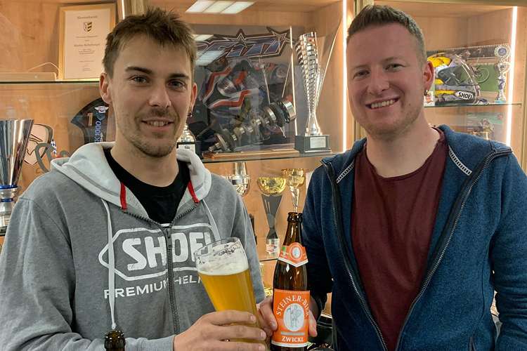 Ein Alkoholfreies für Reiterberger (li.)