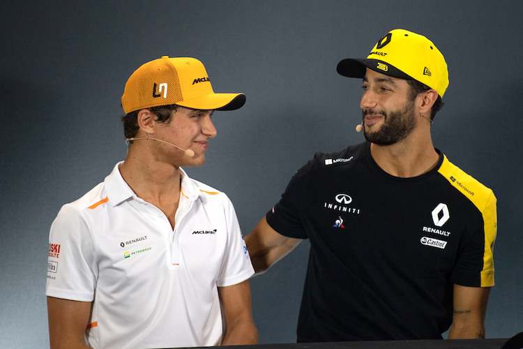 Lando Norris und Daniel Ricciardo