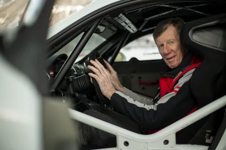 Walter Röhrl an seinem Lieblingsplatz