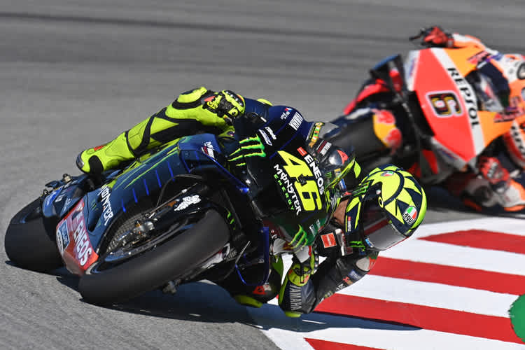 Valentino Rossi belegte nach FP1 den achten Rang