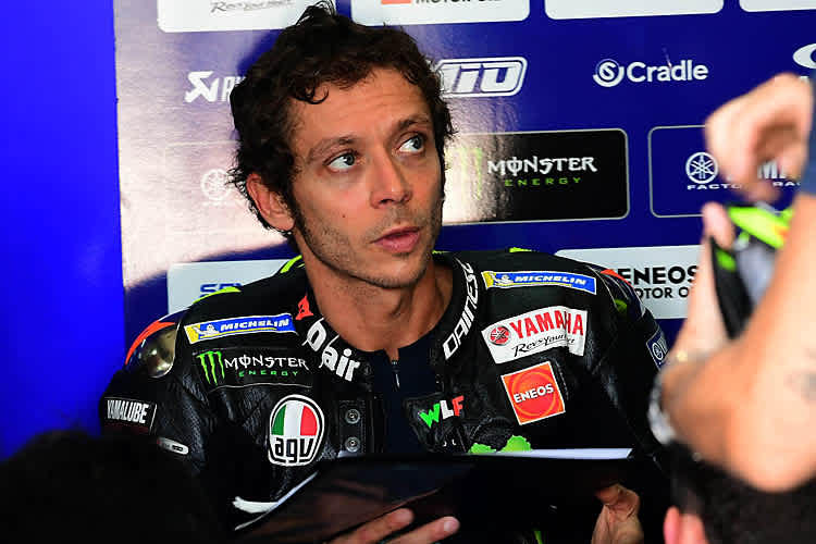 Ein nachdenklicher Valentino Rossi 