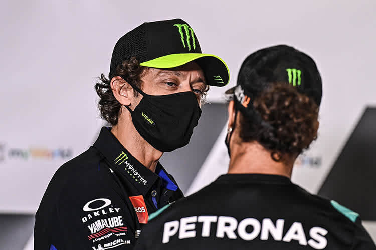 Gestern in Spielberg: Rossi und Morbidelli