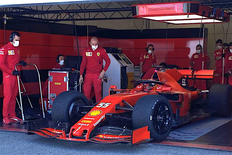 Carlos Sainz in Le Castellet