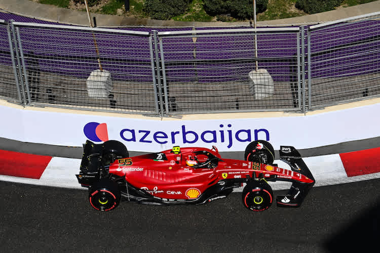 Carlos Sainz im Ferrari