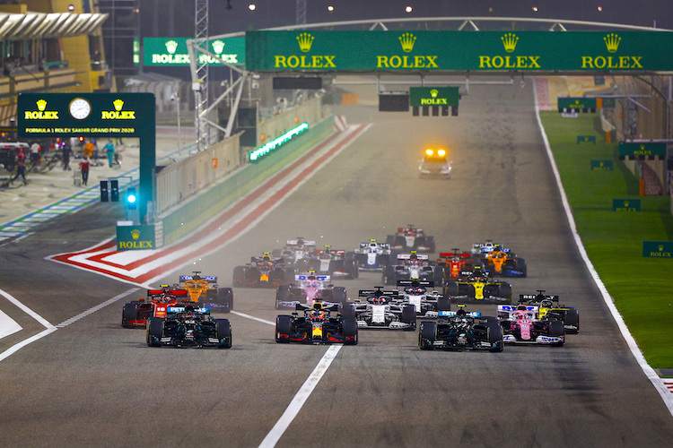Start zum Grossen Preis von Sakhir 2020