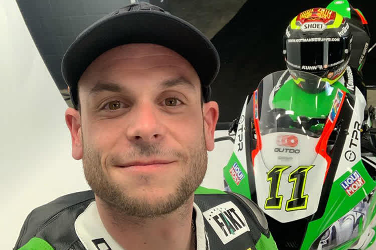 Die Unfallstelle von Sandro Cortese