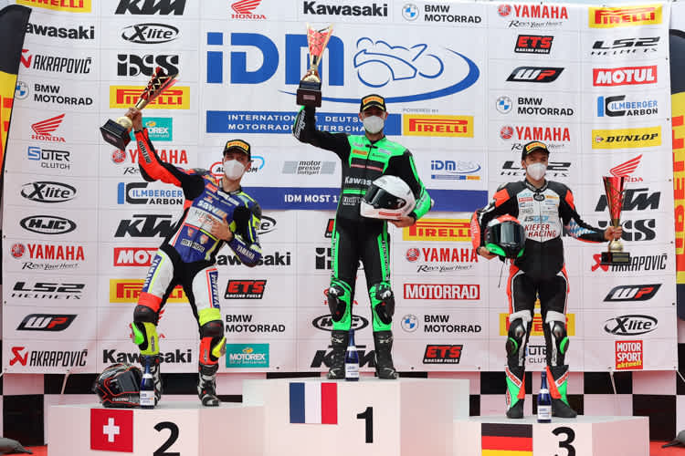 Valentin Debise ganz oben angekommen