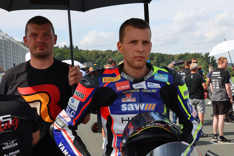 Schmitter in der Startaufstellung von Schleiz