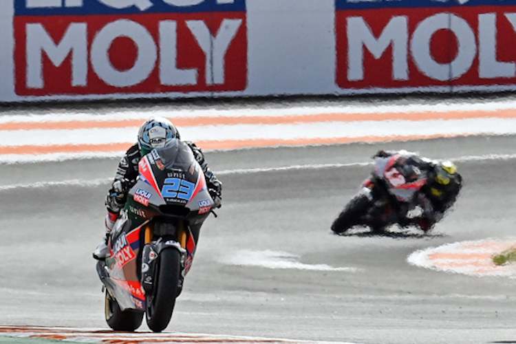 Marcel Schrötter und Tom Lüthi hoffen auf Fortschritte beim zweiten Valencia-Rennen