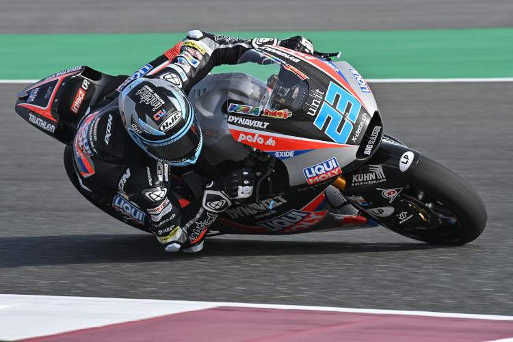 Marcel Schrötter hielt sich am ersten Katar-Testtag in den Top-10