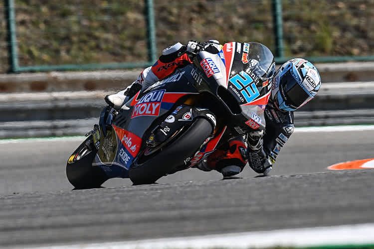 Marcel Schrötter heute im FP1 in Brünn