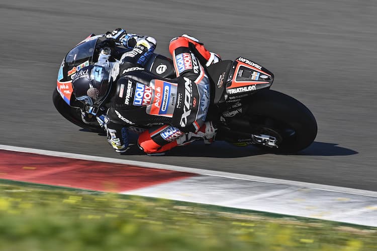 Marcel Schrötter beim IRTA-Test in Portimao