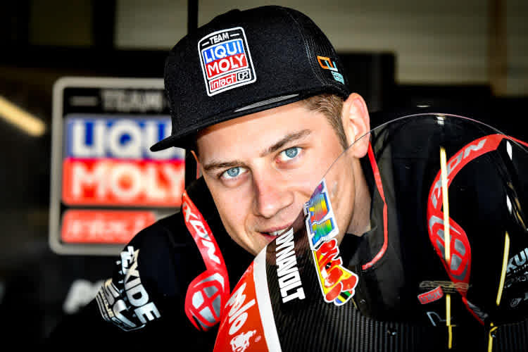 In zwei Wochen ist Marcel Schrötter in Jerez zurück in der Intact-GP-Box