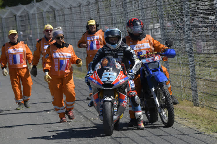Marcel Schrötter sah in beiden Sessions am Freitag nicht die Zielflagge