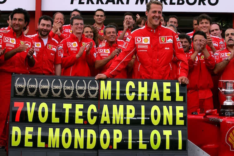 Michael Schumacher 2004 in Australien