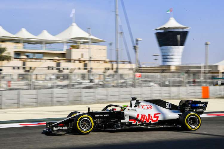 Mick Schumacher im Haas-Renner