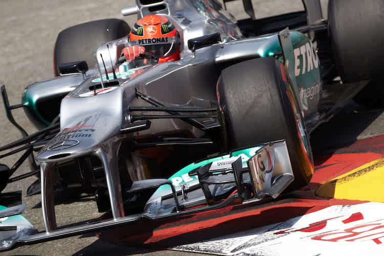 Michael Schumacher 2012 in Monte Carlo