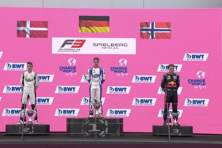 David Schumacher (Mitte): Erster Sieg in der Formel 3!