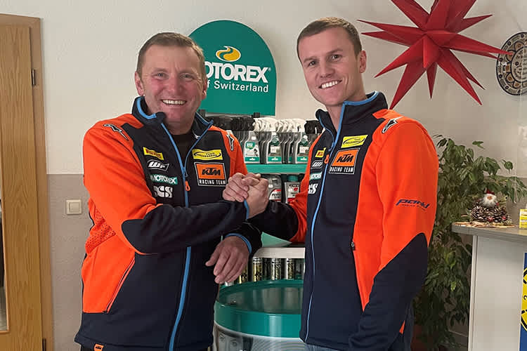 Sind sich einig: Teamchef Carsten Freundenberg (li.) und Scott Deroue