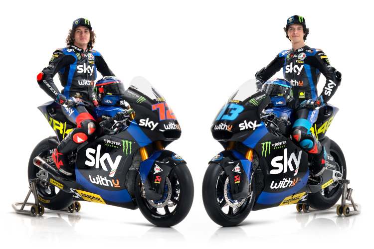 Marco Bezzecchi und Celestino Vietti im neuen Look