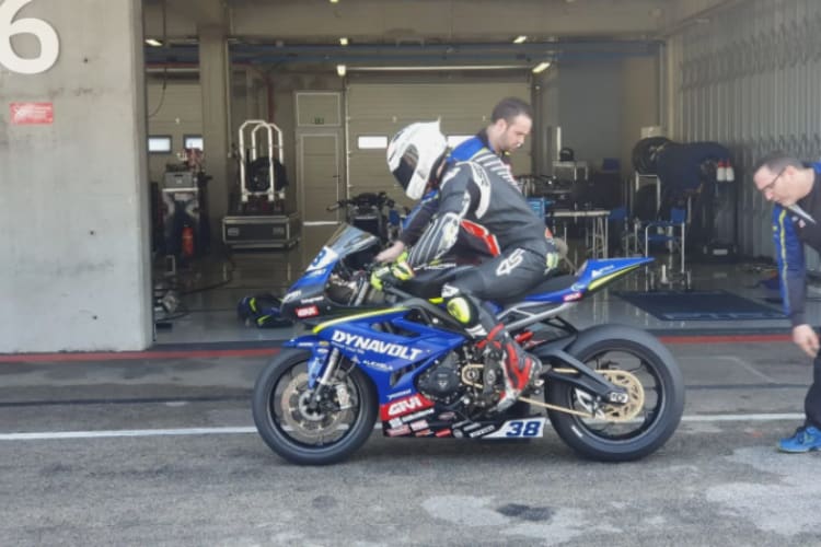 Hannes Soomer beim Portimao-Test