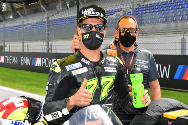 Dominique Aegerter ist am Dienstagabend auf Instagram zu Gast