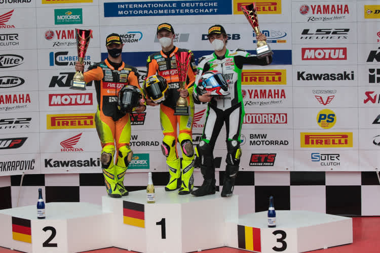 Lennox Lehmann gewann vor Dirk Geiger und Luca de Vleeschauer