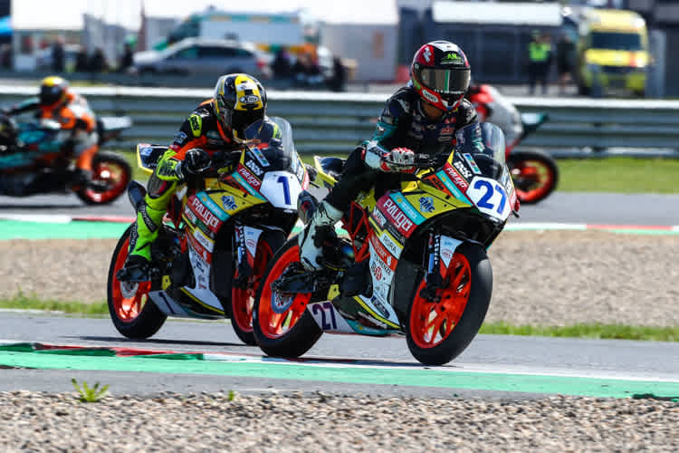 Walid Khan und Lennox Lehmann vom Team Freudenberg